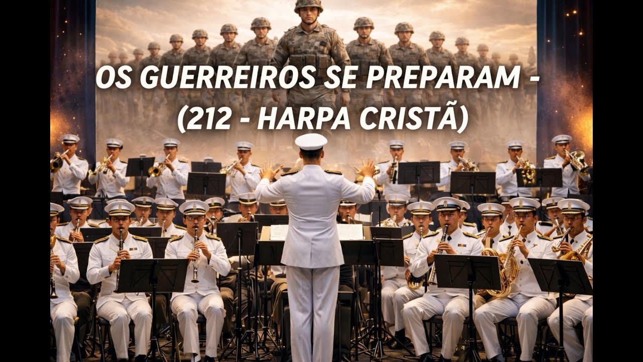 Os Guerreiros se Preparam harpa crista 212 - versão batalha