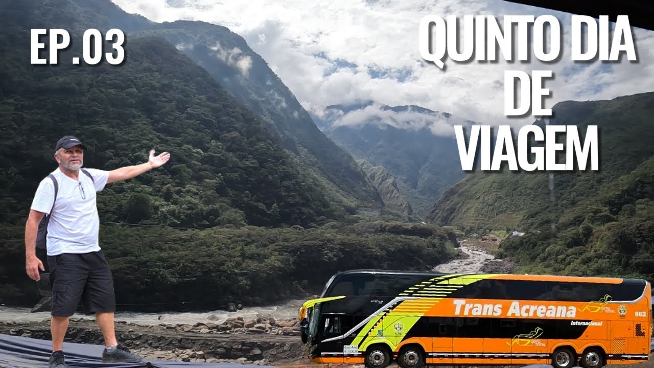 Viajando pela CORDILHEIRA DOS ANDES numa linha de ÔNIBUS BRASILEIRA até CUSCO