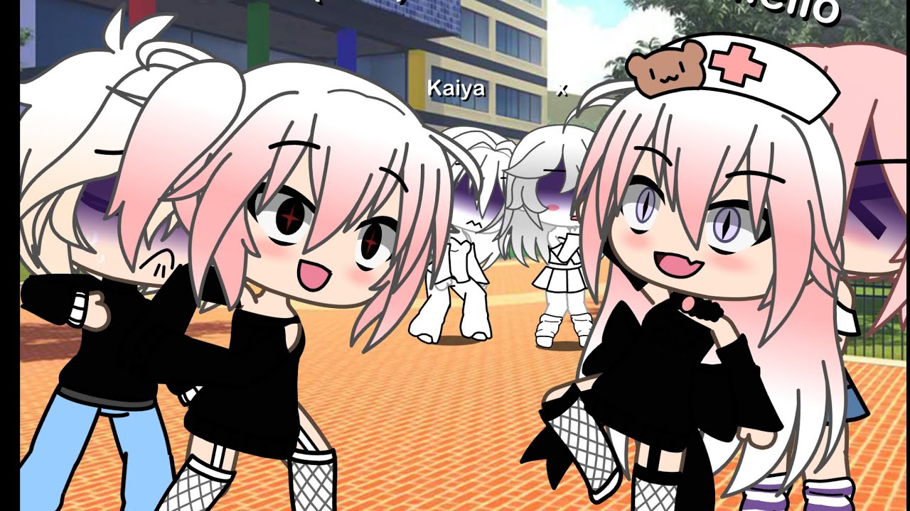 Cat fight! -gacha life- -meilo is looks goofy😭- daily sibling fight ft. Meilo, Hiroko, Asher, musato