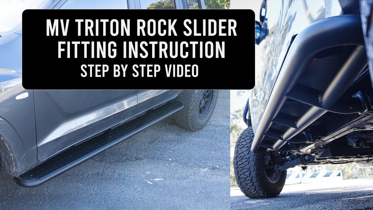 Инструкция по установке боковых подножек MV Triton Rock Slider Rockarmor