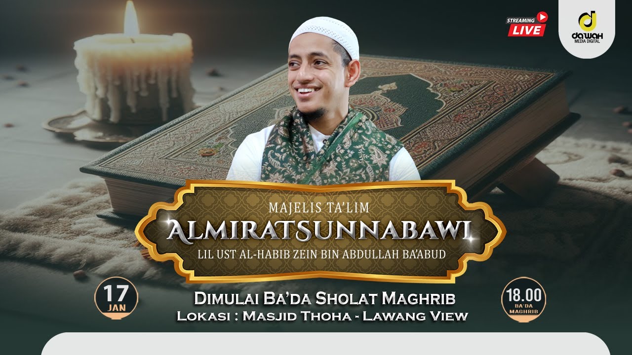 🔴[LIVE] TAFSIR SURAT AL-MAIDAH AYAT 54 | MAJELIS TA'LIM ALMIRATSUNNABAWI | Sabtu, 17 Januari 2026