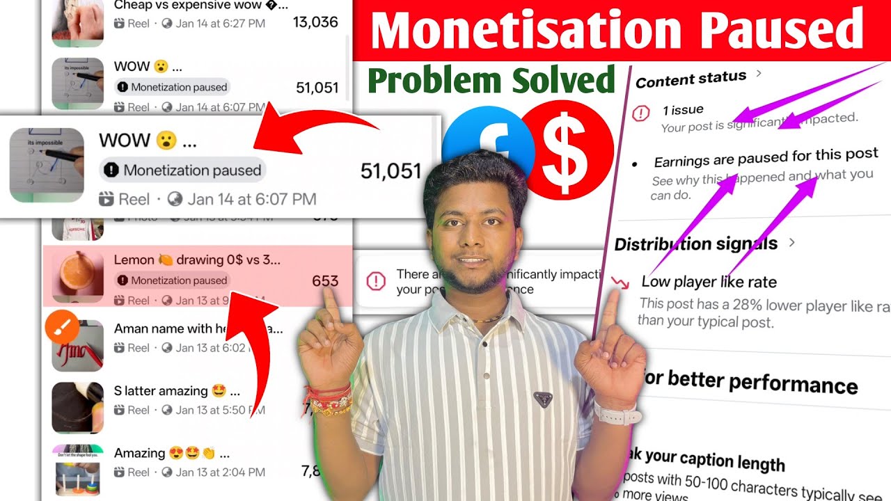 Facebook Monetization Paused Problem कैसे ठीक करें? | Monetization Paused | fb Copyright issue 