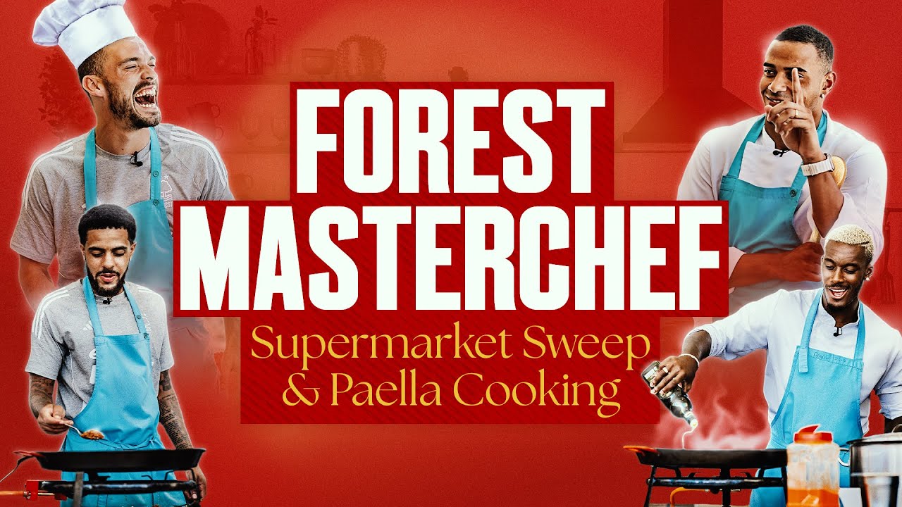Supermarket Sweep & Paella Challenge! 🥘 | MasterChef ft. Murillo, Hudson-Odoi, Toffolo & Omobamidele