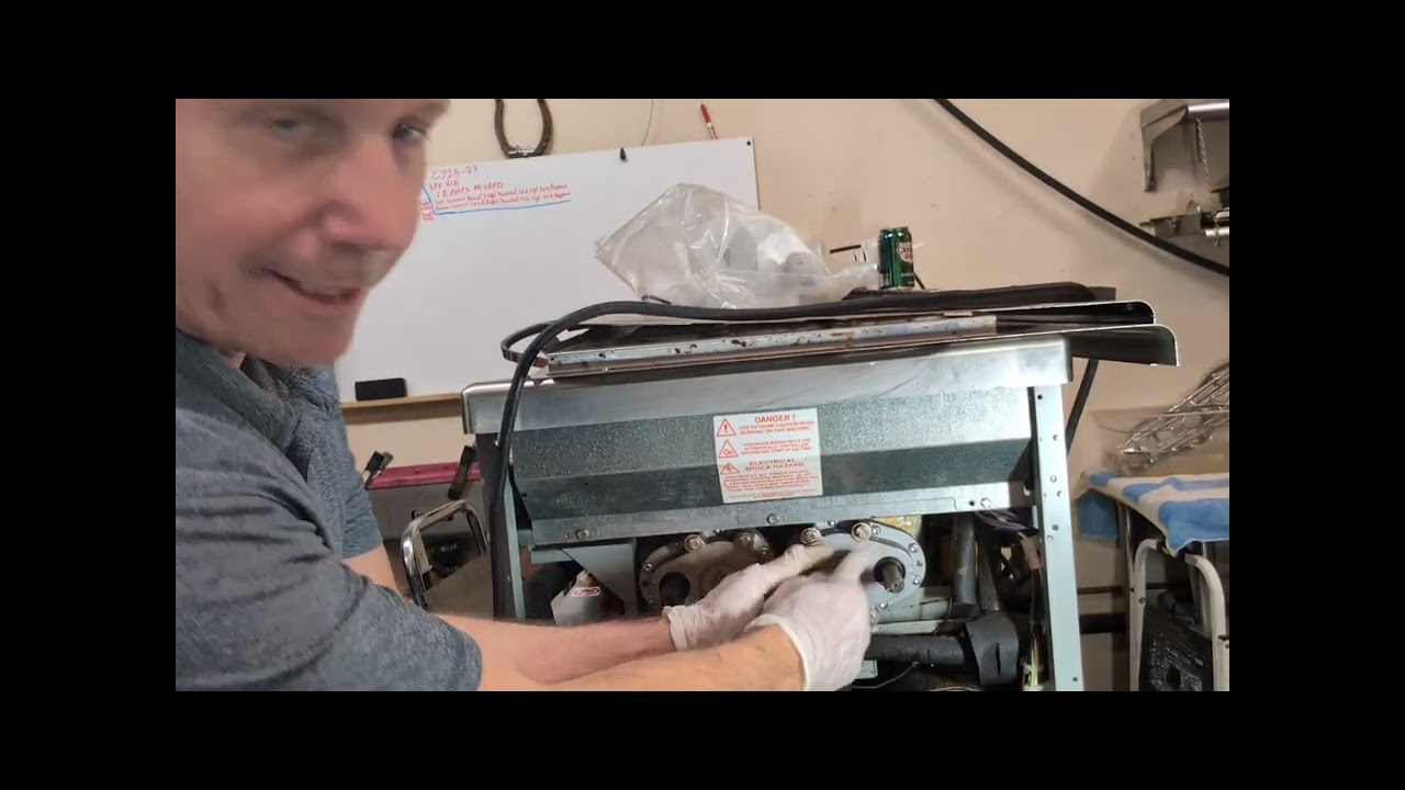 Taylor 161-27 changing the gear reducer aka gear box