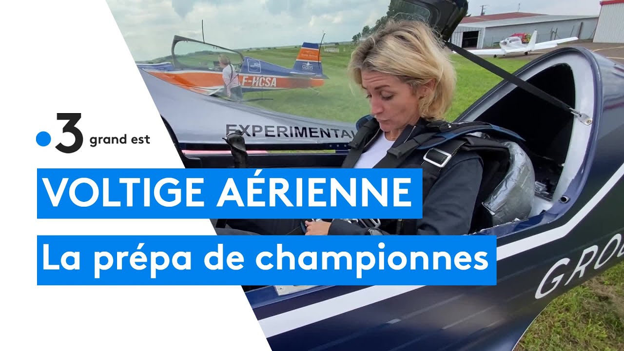 Entrainement de champions avant les championnats d'Europe de voltige aérienne