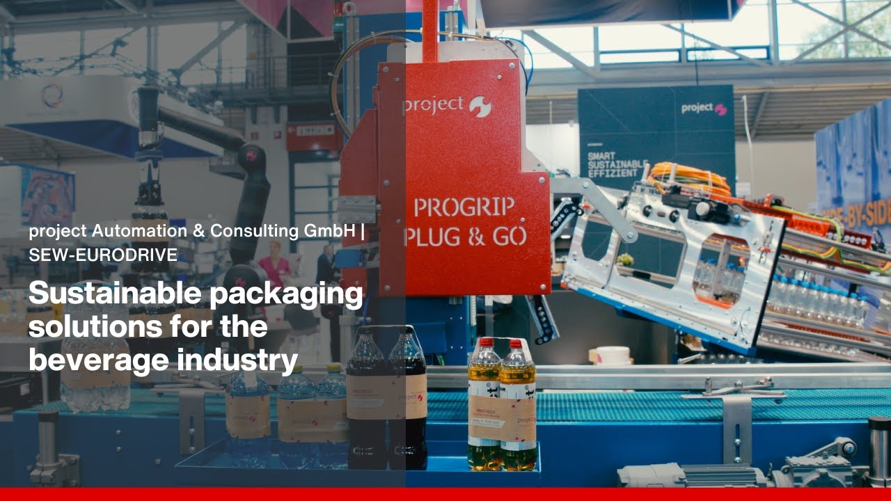 Sustainable packaging solutions for the beverage industry | SEW-EURODRIVE