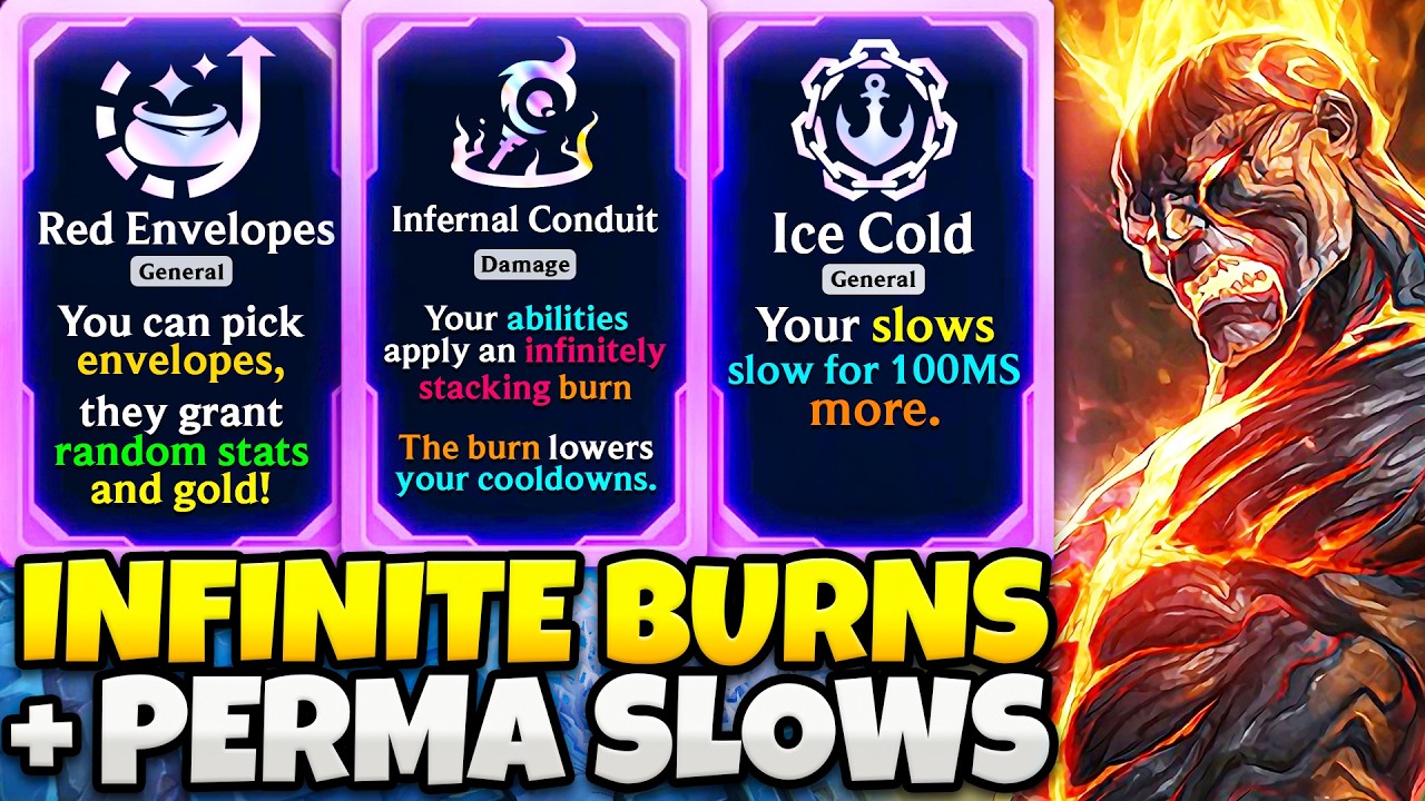 Most ANNOYING Build: Infinite Burn Stacks + PERMA Teamwide Slows | ARAM Mayhem