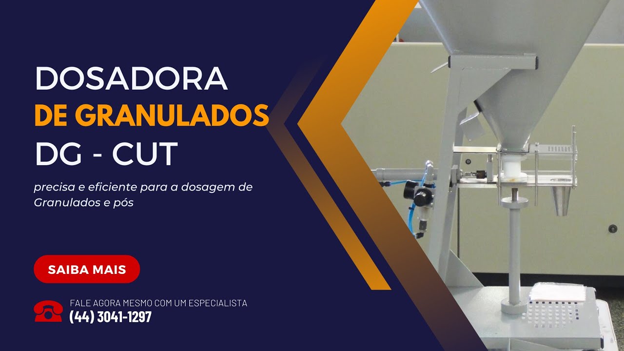 Dosadora de Granulados e Pós DG CUT - Data Premium