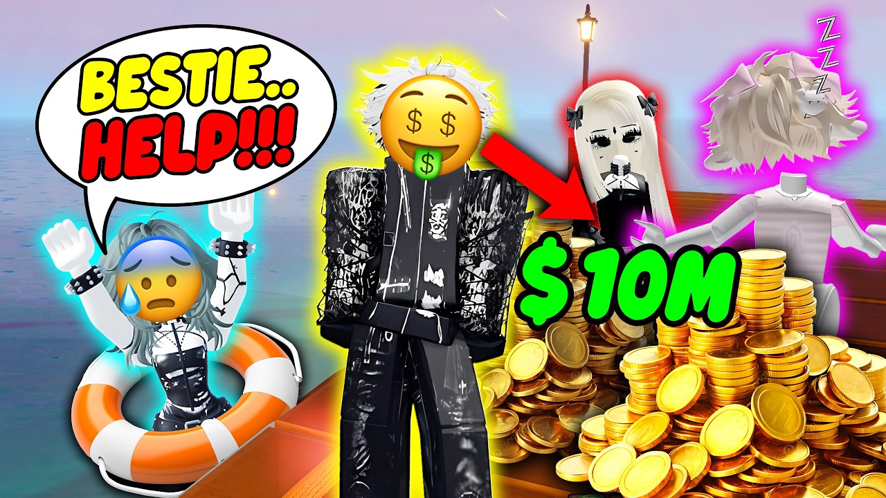 💔 MY LOYAL BEST FRIEND CHOSE 10M OVER ME 👑 #roblox #robloxstory