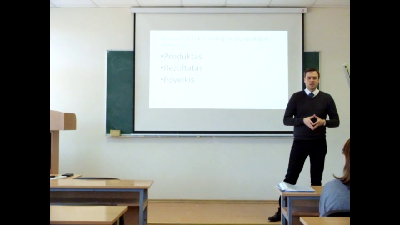strateginis poveikio, rezultato ir produkto planavimas viesajame administravime