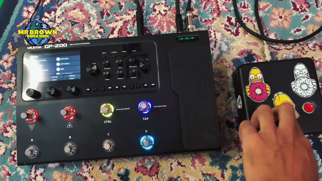 Valeton GP200 Footswitch (Español)