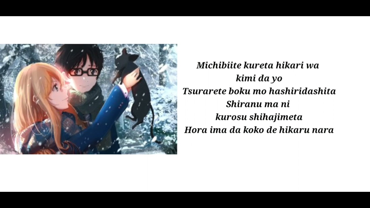 Opening 1 Shigatsu kimi wa uso ( Song & Lyrics ) || Musik Lirik