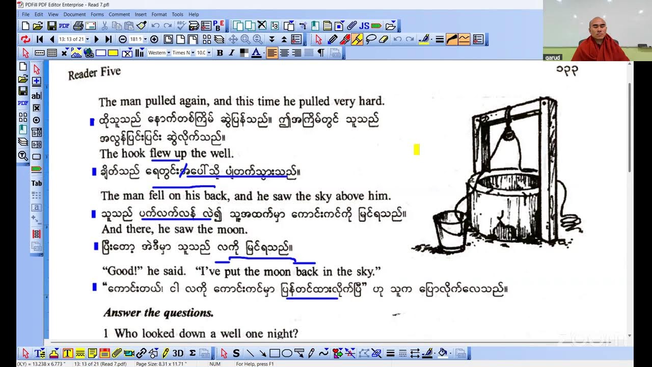 Let’s learn Burmese! Learning Grammar by Reading - 119