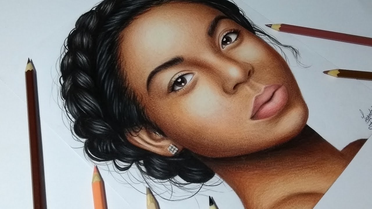 Como pintar pele negra no desenho realista