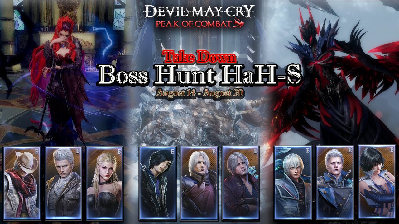 All Boss Takedown | Calibur -Nevan- Cerberus | Boss Hunt HaH-S | Devil May Cry: Peak of Combat| ASIA