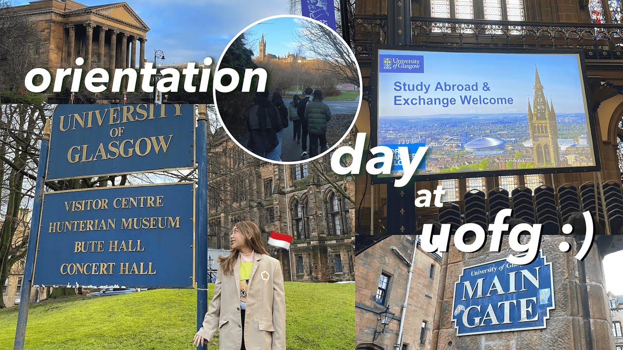 exchange diaries: orientation day as a study abroad student at UofG | first day of uni!