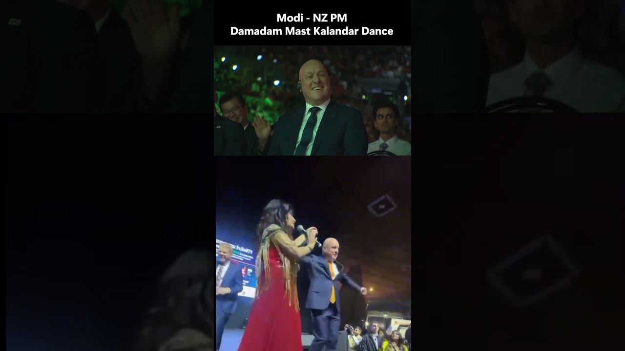 Modi - NZ PM Damadam Mast Kalandar Dance Mention