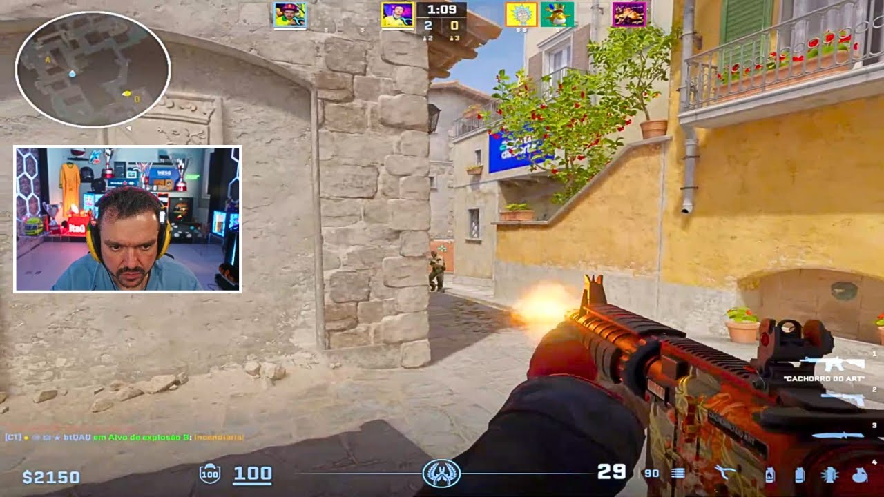 GAULES, LIMINHA, BT0 E STEELEGA JOGANDO CS2 (18/07/25) #705
