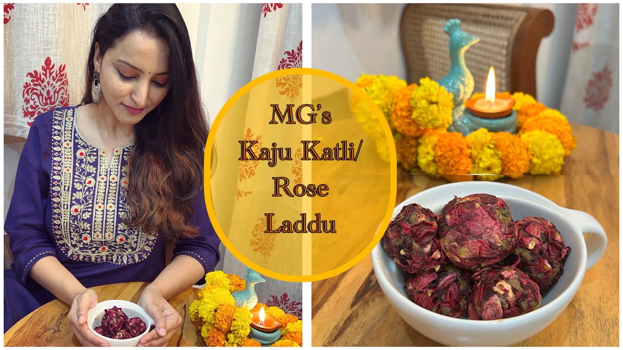 MG’s Kaju Katli/Rose Laddu🪔Deepavali Special! 