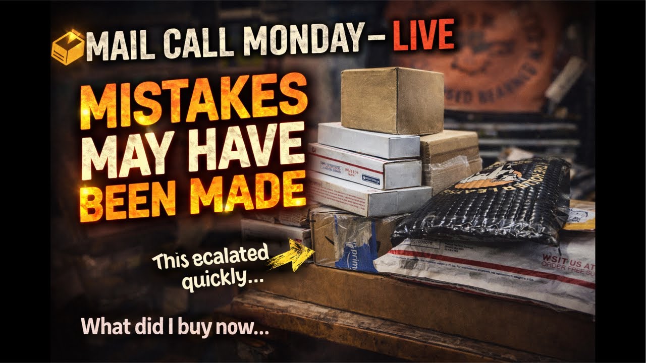 MAIL CALL MONDAY – LIVE (3/16/26) - Mistakes May Have Been Made…