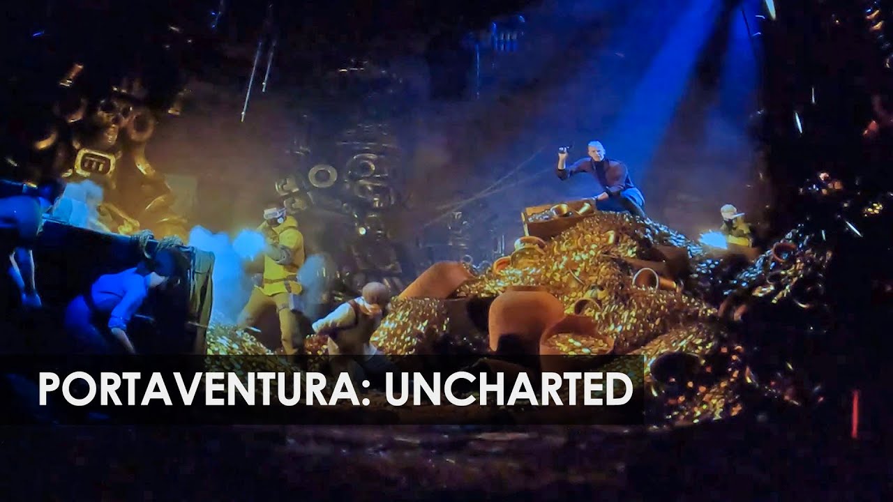 Uncharted rollercoaster PortAventura (onride POV)
