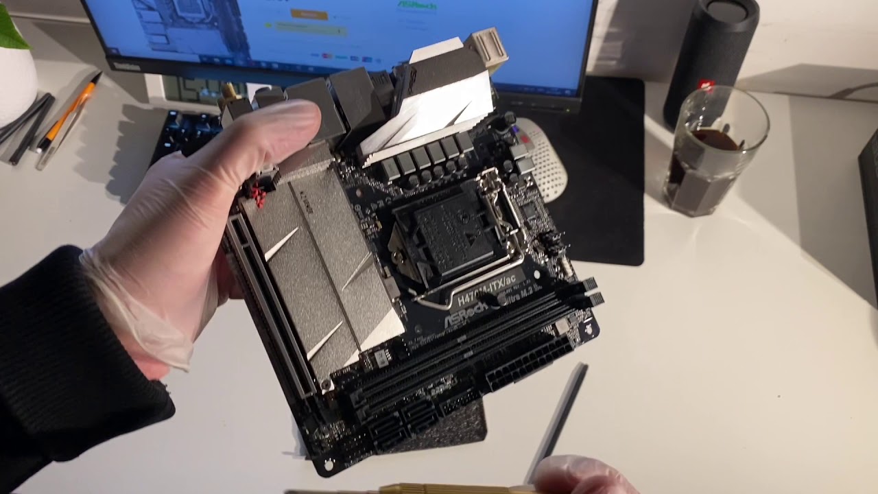 ОНЛАЙН ТРЕЙД.РУ — Материнская плата ASRock H470M-ITX/AC (LGA1200, mITX)