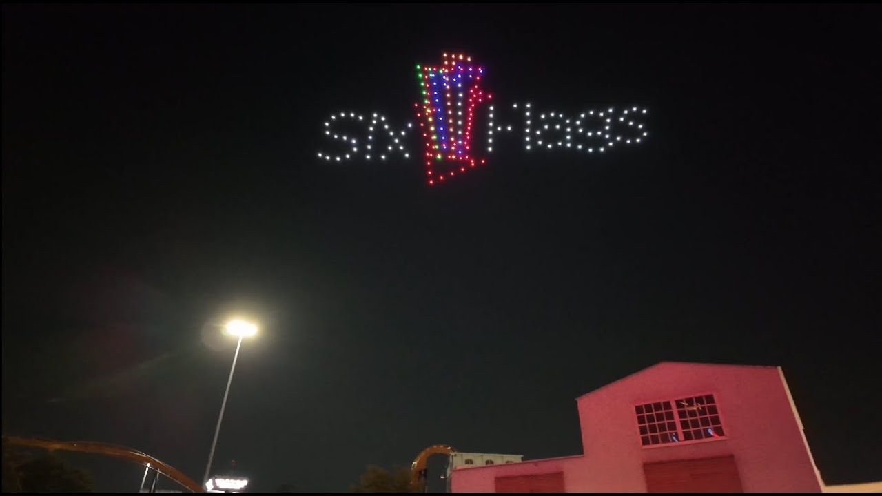 Fright Fest at SFOT on a Sunday and Fanta and Beetlejuice drone show