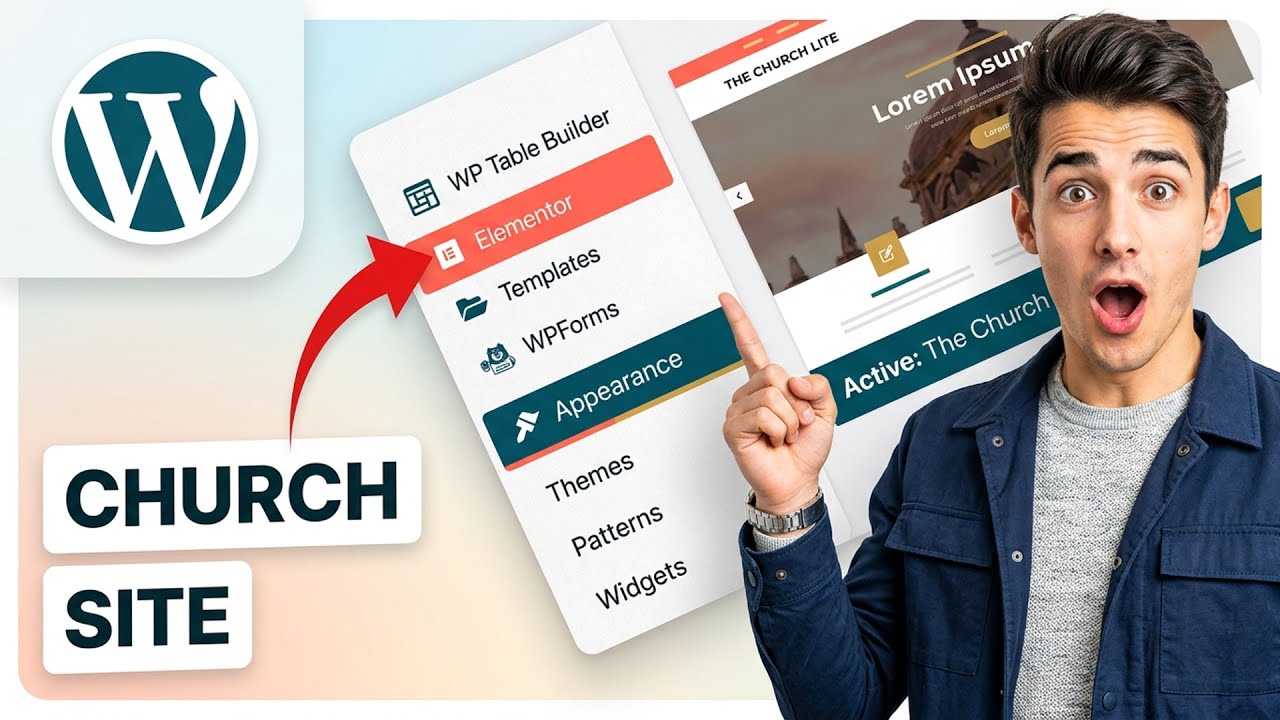 How to create a church website with WordPress and Elementor (Easiest Way)(2026 Guide)