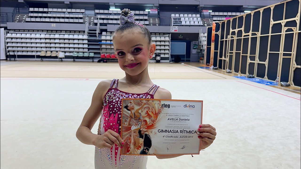 DANIELA AVELLÁ- 6 DE ESPAÑA 🇪🇸- DIPLOMA NACIONAL- ALEVIN BASE 2013- 2024 - CLUB LES MARINES
