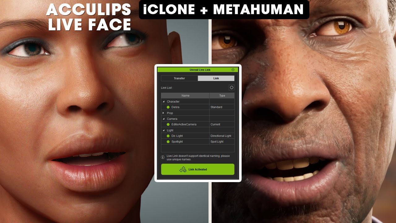 Unreal Engine MetaHuman - I have a Dream Speech ~ BTS & TUTORIAL ~  Acculips + iClone Live Link