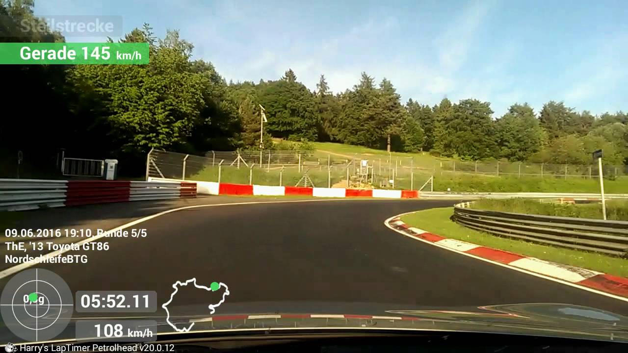 Nürburgring Nordschleife GT86 Automatik BTG 9:02