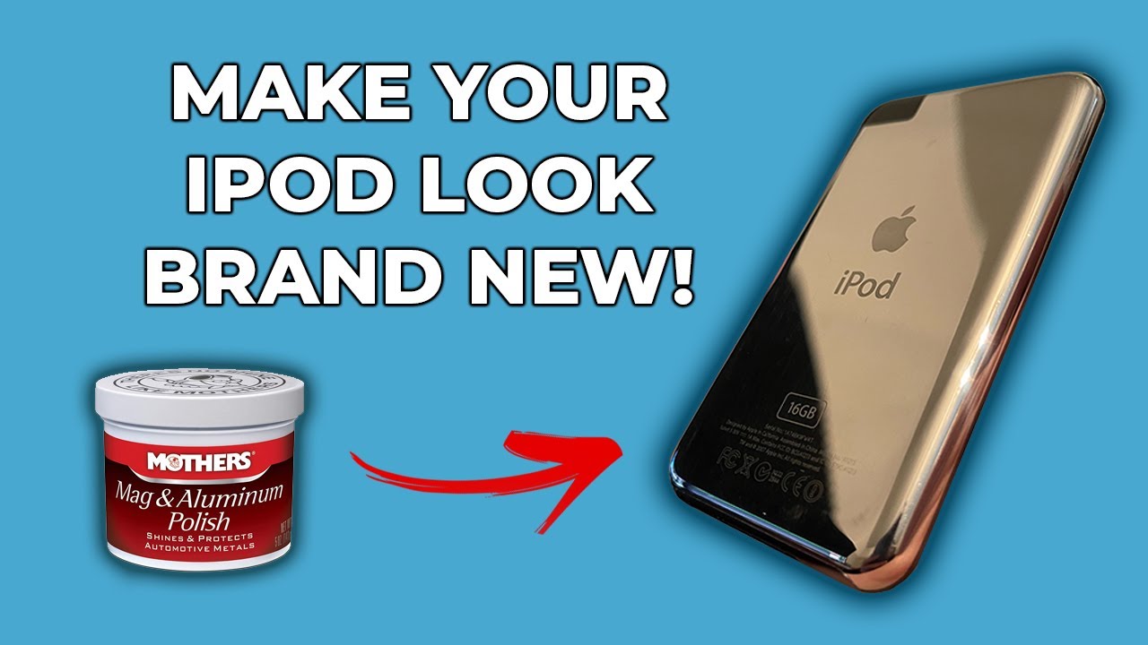 How to remove scratches on your old iPod!