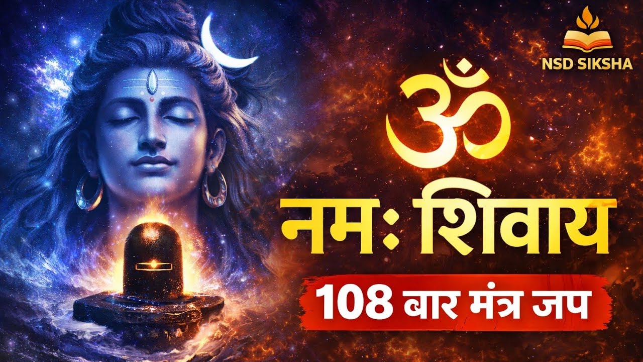 ॐ नमः शिवाय मंत्र | Om Namah Shivaya 108 Times | शांति, ध्यान और शिव कृपा | NSD Siksha