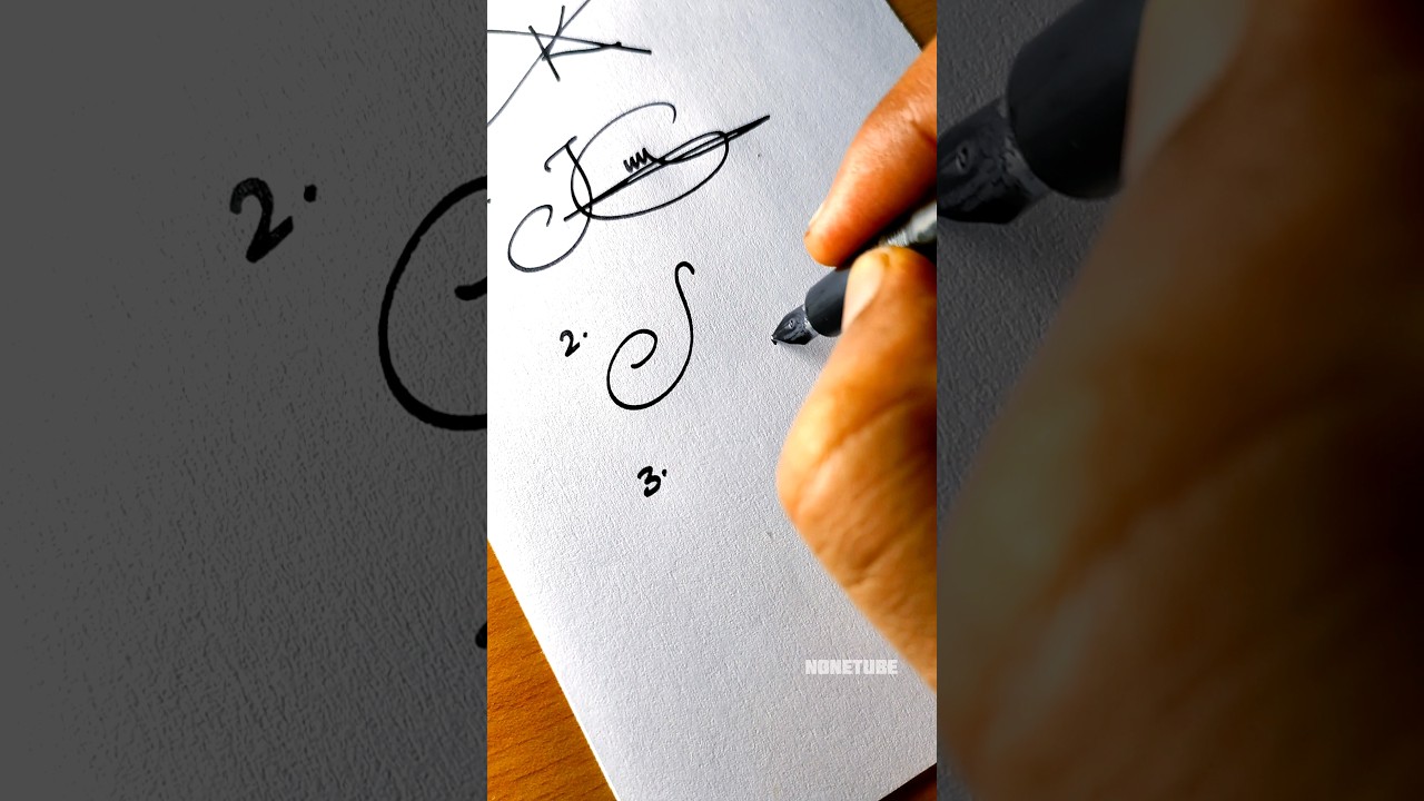 How to sign letter K ❤ ?