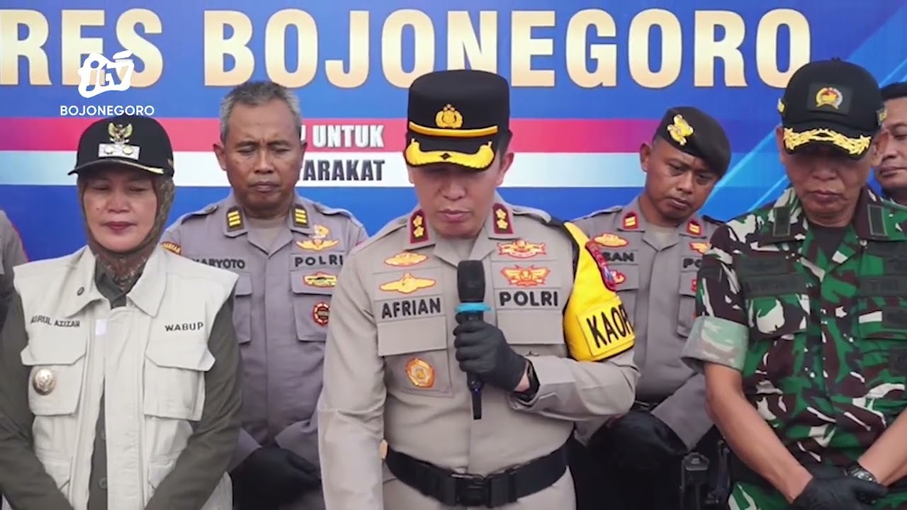 Operasi Pekat Semeru 2026 , Polres Bojonegoro Ungkap 75 Kasus Peminum Miras