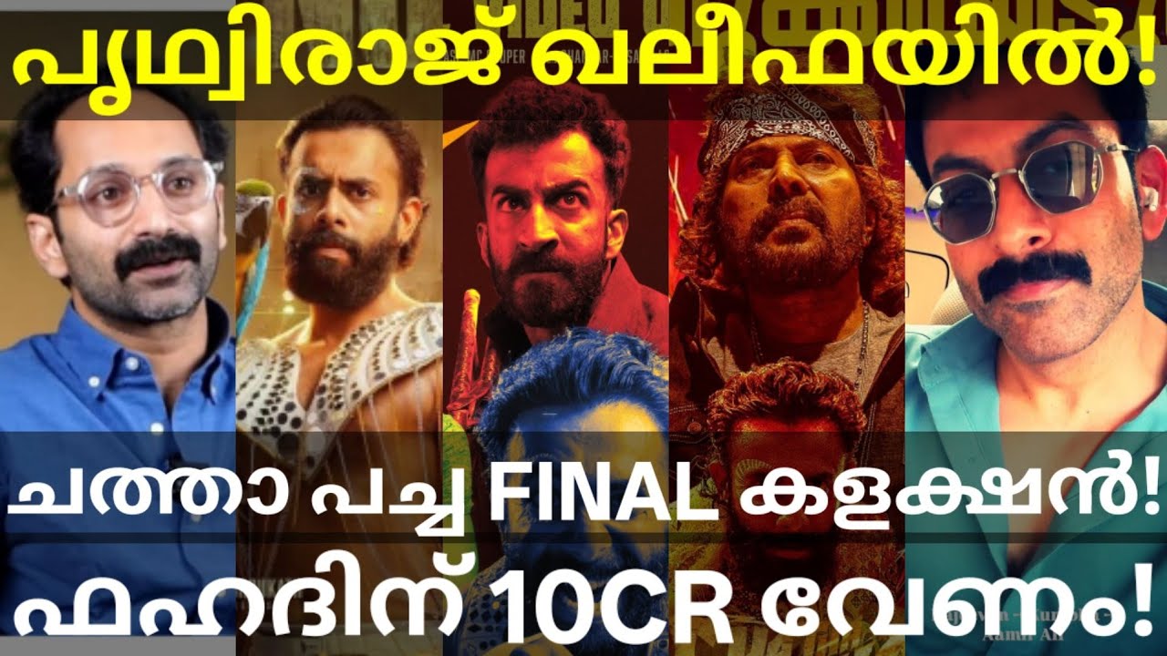 Khalifa Prithviraj Movie Shooting |ChathaPacha Final Boxoffice Collection #Mammootty #Netflix #Ott