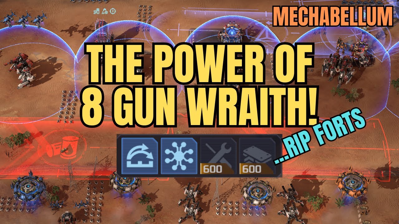 can WRAITHS kill SHIELDED AA FORTS!? - Mechabellum