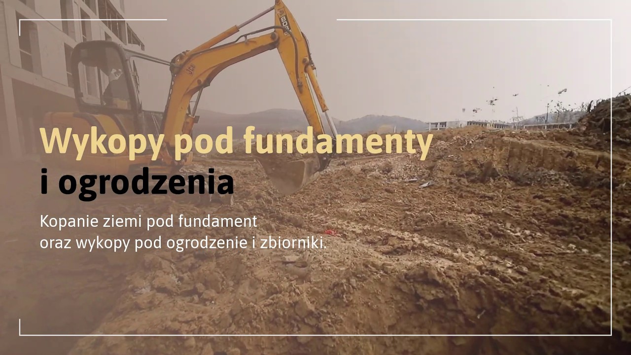 Wykopy pod fundamenty Połanki Paweł Brożyna