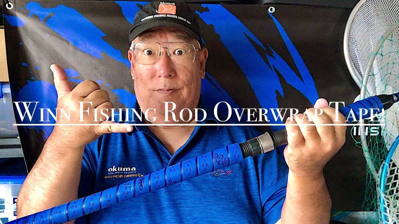 WINN FISHING ROD OVERWRAP TAPE! FOR GOLF CLUBS AS WELL!