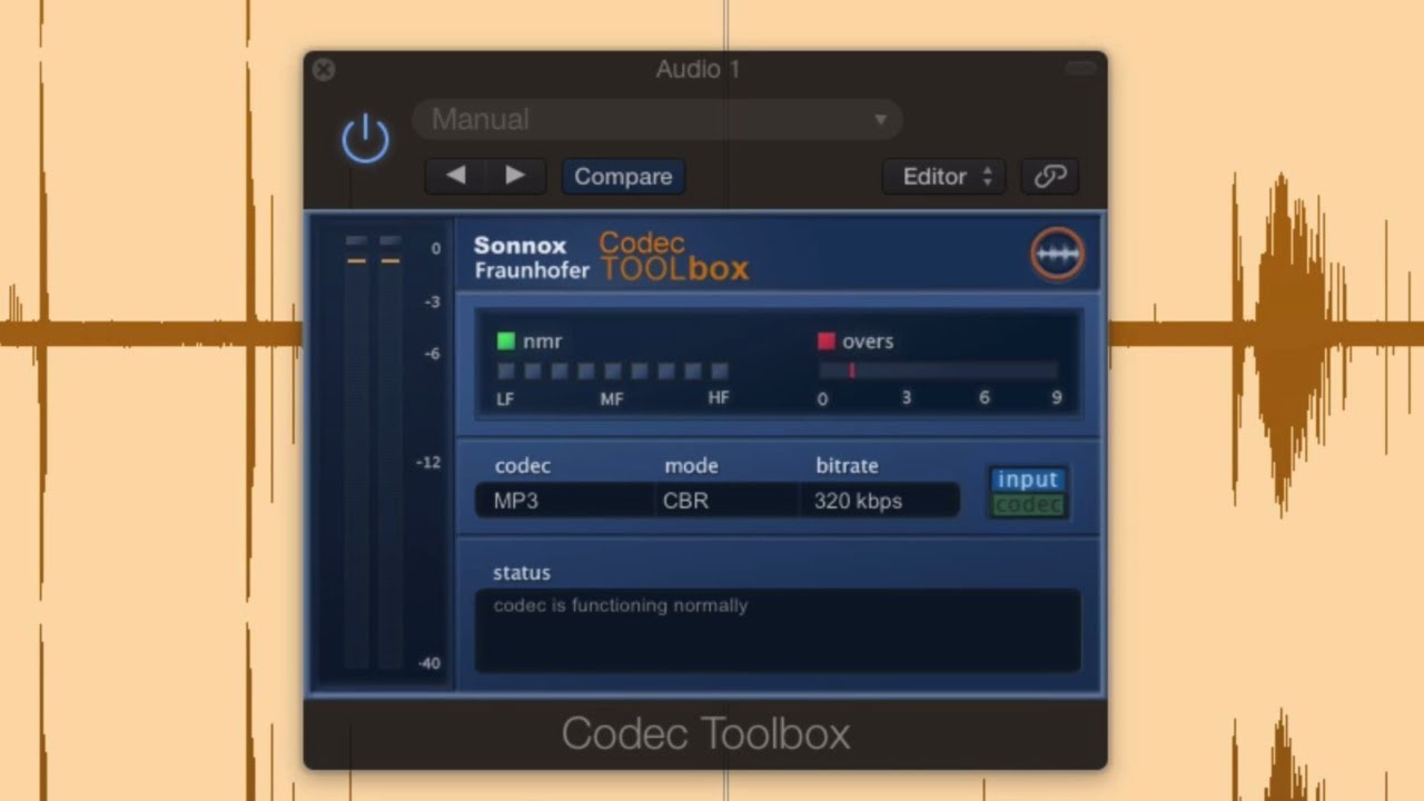 Sonnox Codec Toolbox - How to make Amazing sounding mp3 ready for streaming