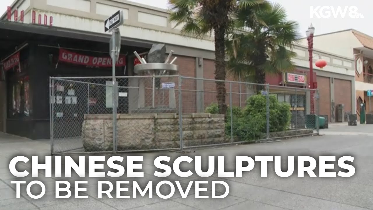 Chinese sculptures deemed culturally offensive to be removed from Portland's Old Town