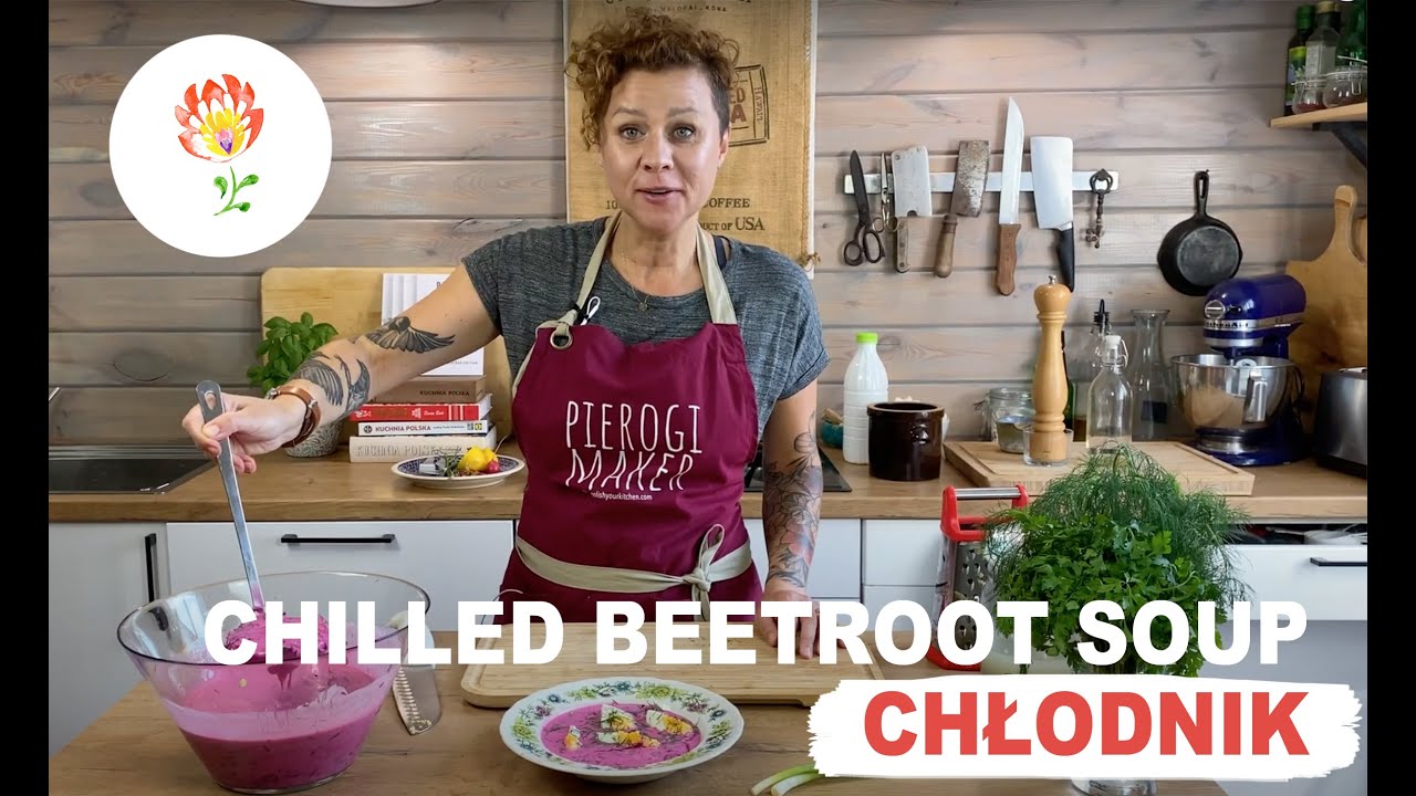 Chilled Beetroot Soup - CHŁODNIK - Polish cooking.