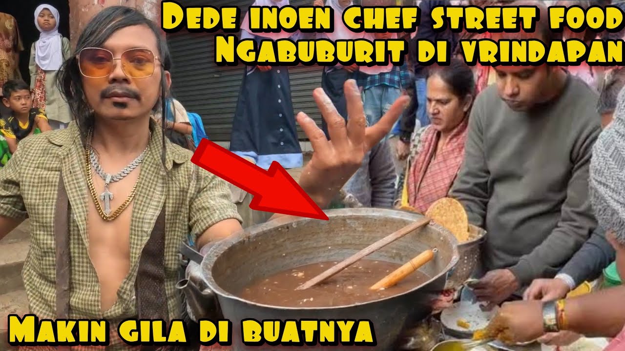 DEDE INOEN SELLING TAKJIL WITH SOME INDIAN STREET FOOD STYLE