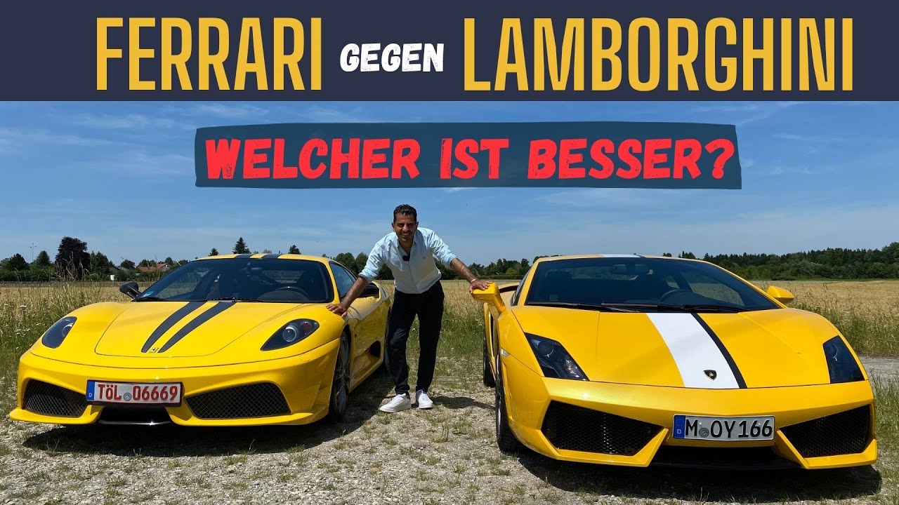 Ferrari 430 Scuderia vs. Lamborghini Gallardo Balboni | Sound, Performance & Wert | Hamid Mossadegh