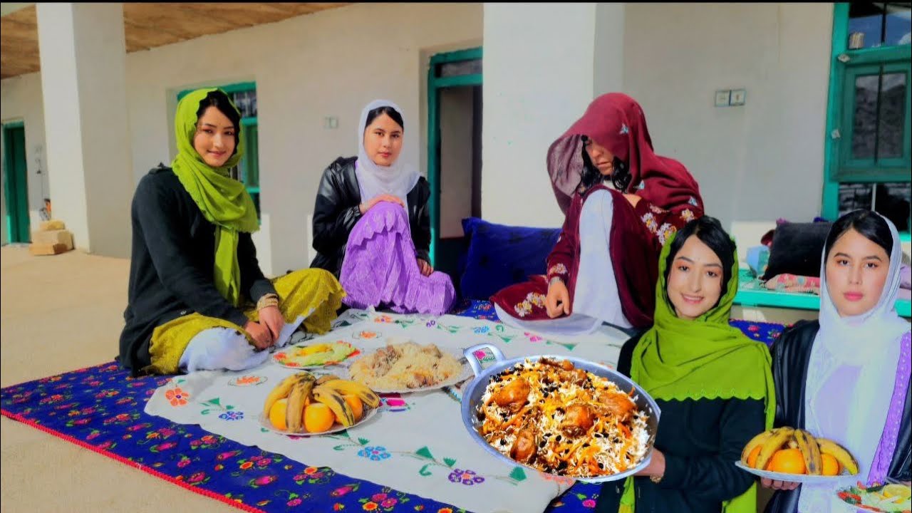 Daily Routine Village Life in Afghanistan | Cooking Rural Style (پلو) pilaf