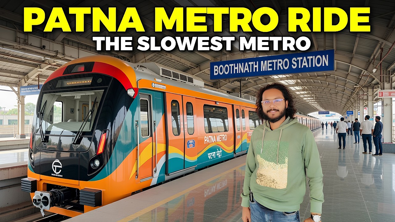 Onboard Patna's FIRST Metro Rail | Patna Metro