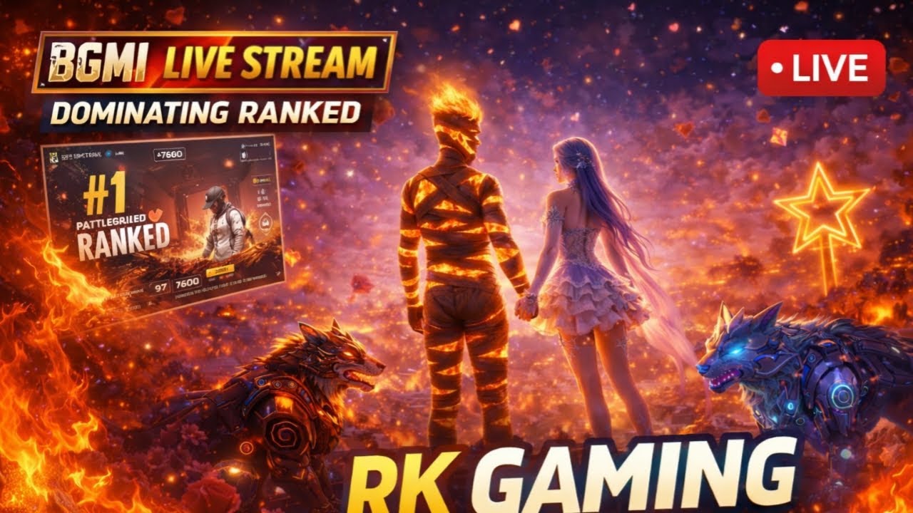 FULL FUN GAMEPLAY Good stream | Playing Solo | Rank Push | Rk Gaming Live