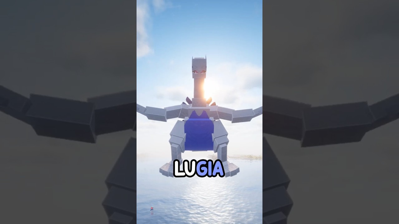 Лугия такая крутая! #cobblemon #minecraft #lugia