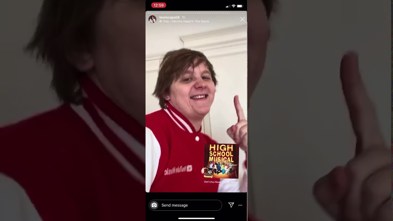 Lewis Capaldi - New jacket turns him into Troy Bolton (top shagger)