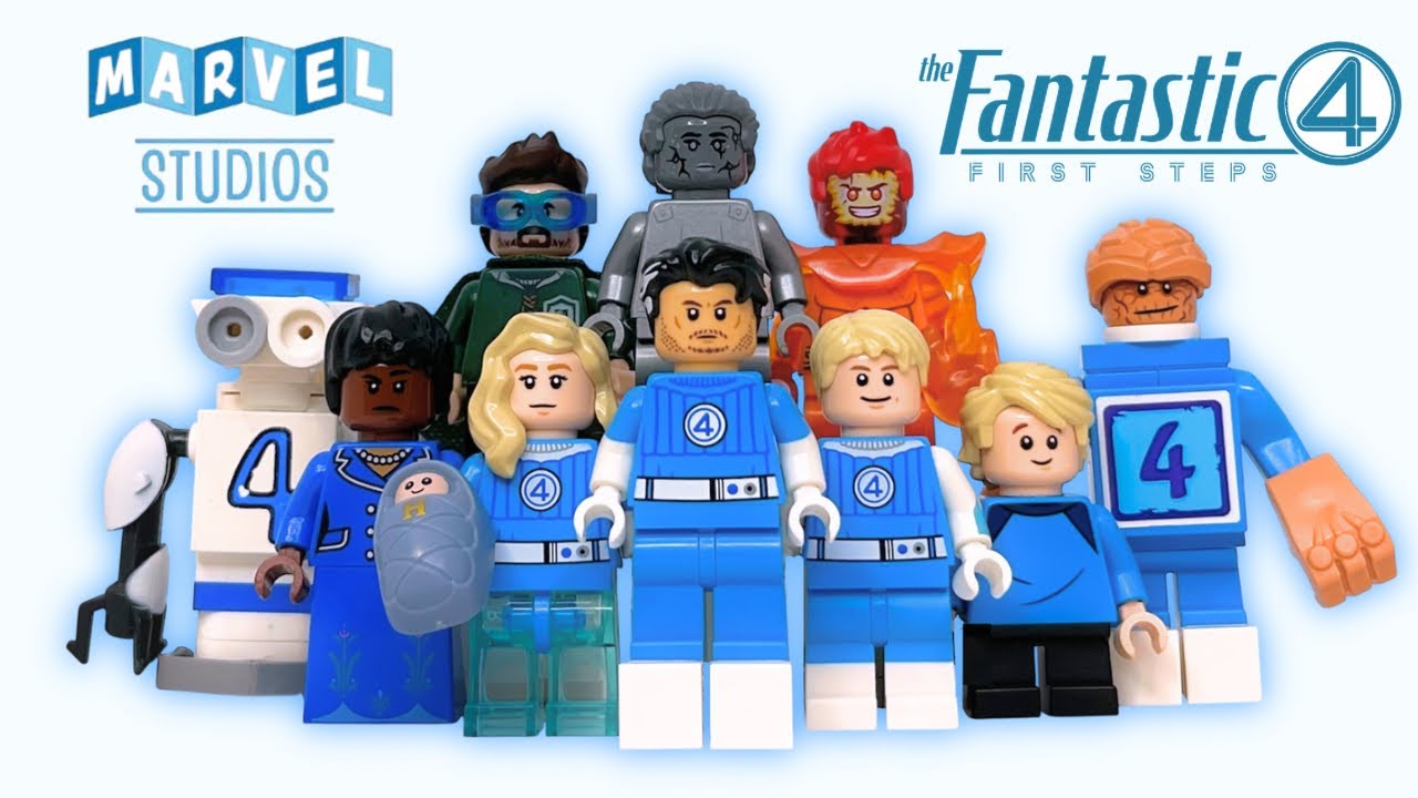 Lego Fantastic Four first steps how to build every character 